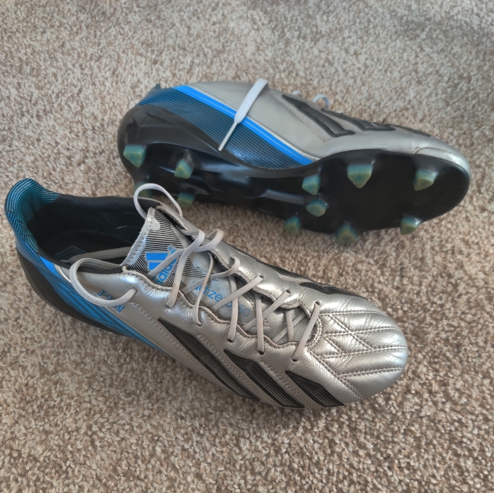 Adidas f50 Adizero Metallic silver Leather
